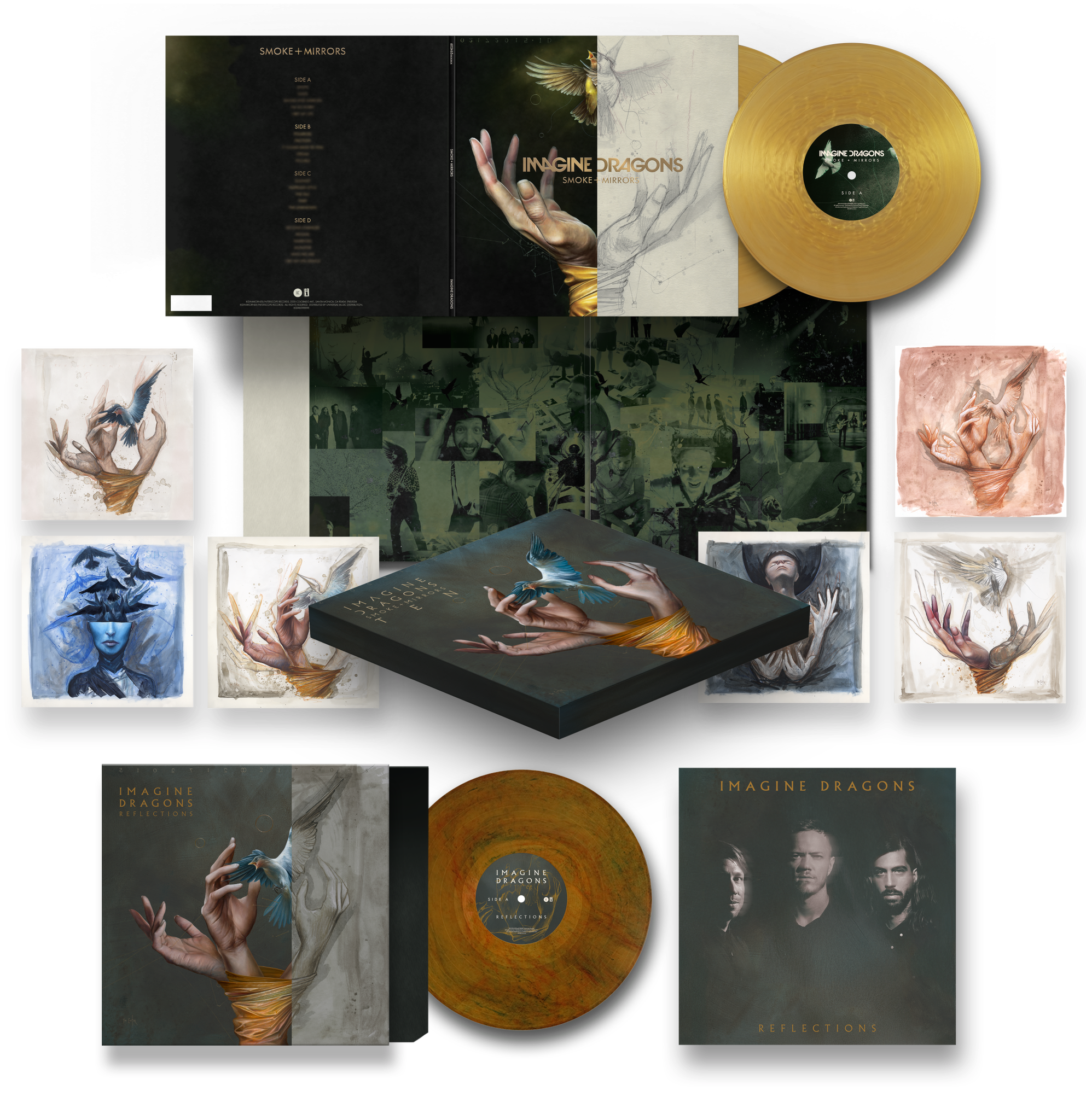 Smoke + Mirrors Ten Colour Vinyl Box Set - Imagine Dragons Official Store  Canada